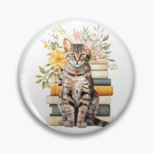 Item preview, Mojave Cat And Books designed and sold by TheAnimalZ00.