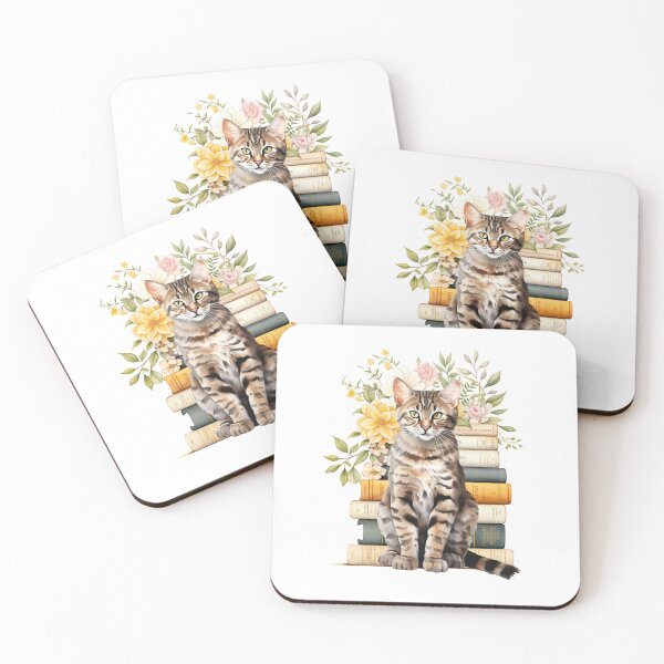 Item preview, Mojave Cat And Books designed and sold by TheAnimalZ00.