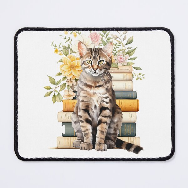 Item preview, Mojave Cat And Books designed and sold by TheAnimalZ00.