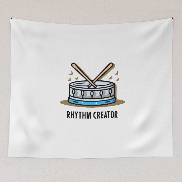 Item preview, Rhythm Creator - Drumsticks & Beat Pad Design designed and sold by NiftyWrx.