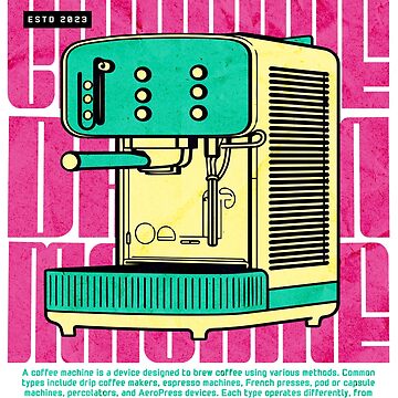 Artwork thumbnail, Caffeine Dream Machine by KomixsDesign