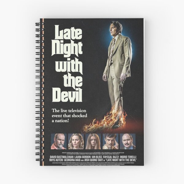 Item preview, LATE NIGHT WITH THE DEVIL Official Poster designed and sold by Gorimbo.