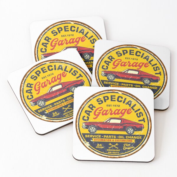Item preview, Retro Vintage Car Tin Signs - Full Service Garage Design 11 designed and sold by Mterry1202.
