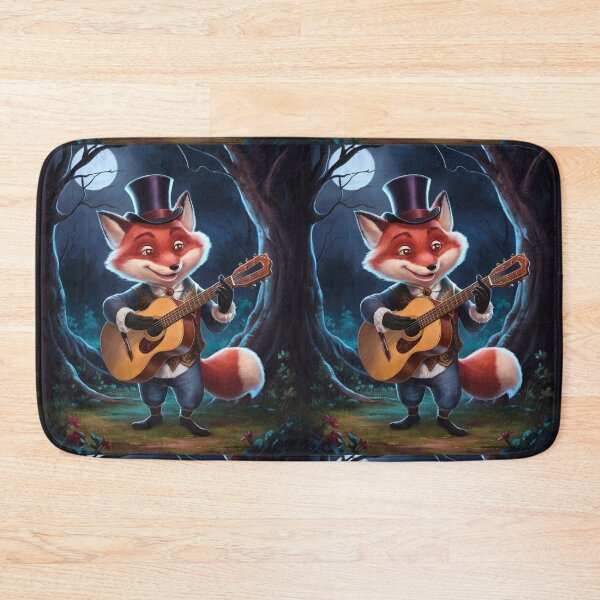 Artikelvorschau, Fuchs-Porträt. Fuchs spielt Gitarre, musikalischer Fuchs, Fuchsfigur, Fantasy-Fuchs, wunderlicher Fuchs entworfen und verkauft von FoxVibes.