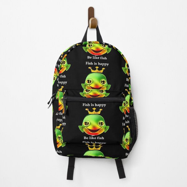 Item preview, Happy Fish - Be Like Fish - Design designed and sold by Emperor-T.