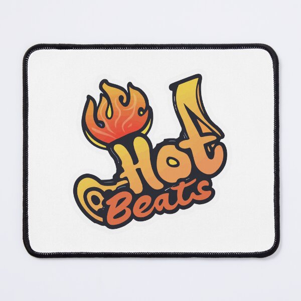 Item preview, Hot Beats Flaming Quaver Music Sticker designed and sold by NiftyWrx.