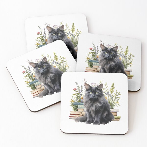 Item preview, Oriental Longhair Cat And Books designed and sold by TheAnimalZ00.