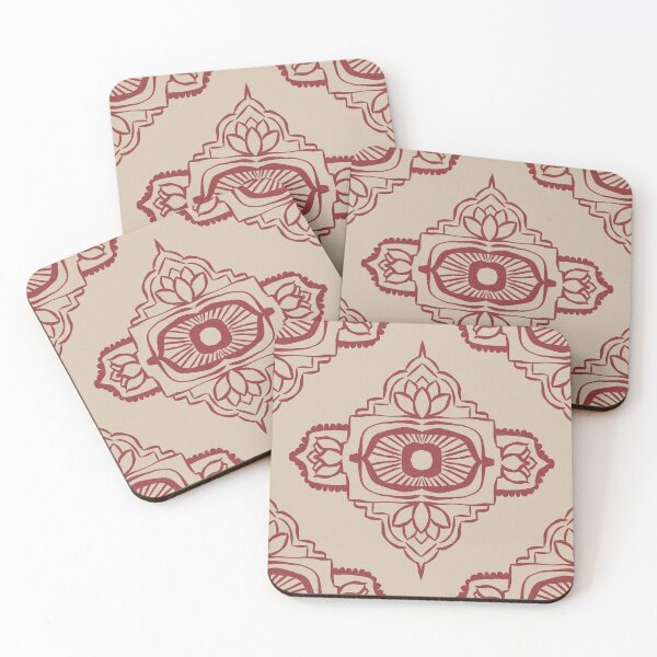 Artikelvorschau, Ajna Padma Pattern - Dove + Ruby entworfen und verkauft von Irene Estelle.