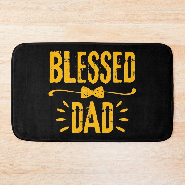 Item preview, Blessed Dad, ywllow design.  designed and sold by MoriaStore.