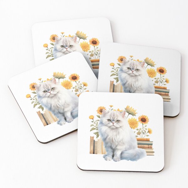 Item preview, Persian Cat And Books designed and sold by TheAnimalZ00.