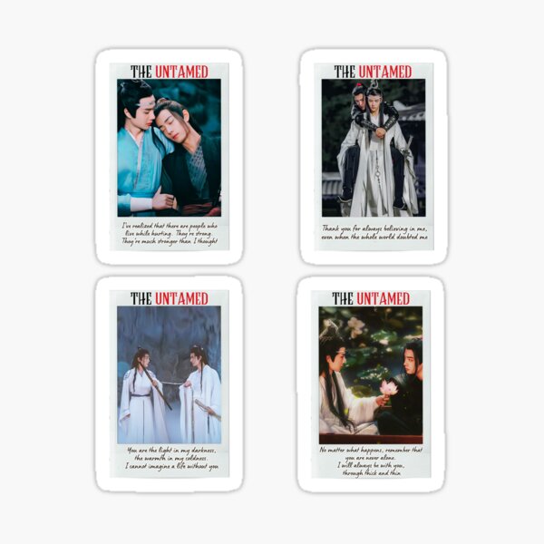 The Untamed BL Series Sticker Set / T Shirt Sticker