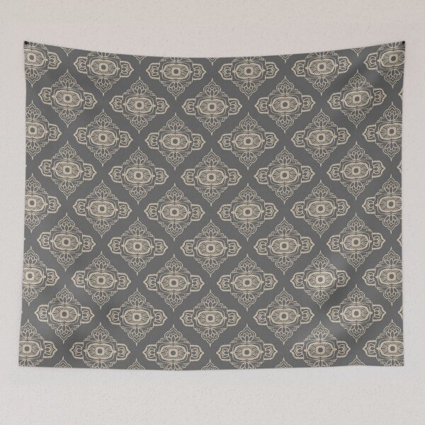 Item preview, Ajna Padma Pattern - Slate + Dove designed and sold by Irene Estelle.