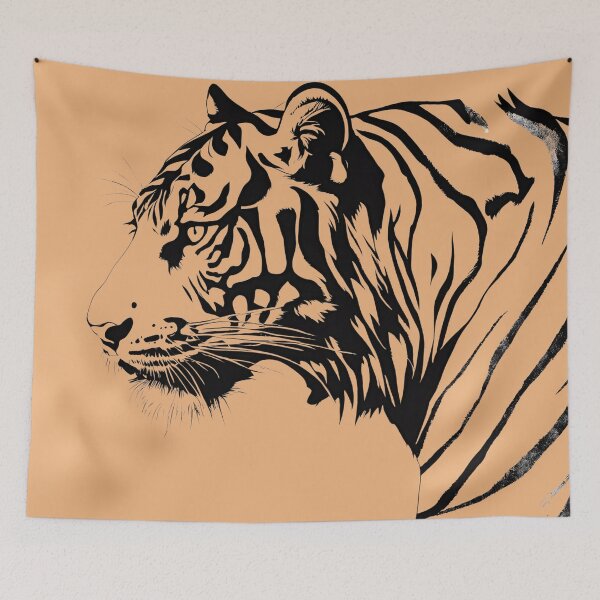 Item preview, Bengal tiger on the prowl designed and sold by Yeyishop.