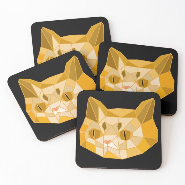 Item preview, Cat in Polygon style designed and sold by lazycat14.
