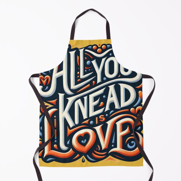 Item preview, All You Knead Is Love, typography, pun designed and sold by maxmaj.