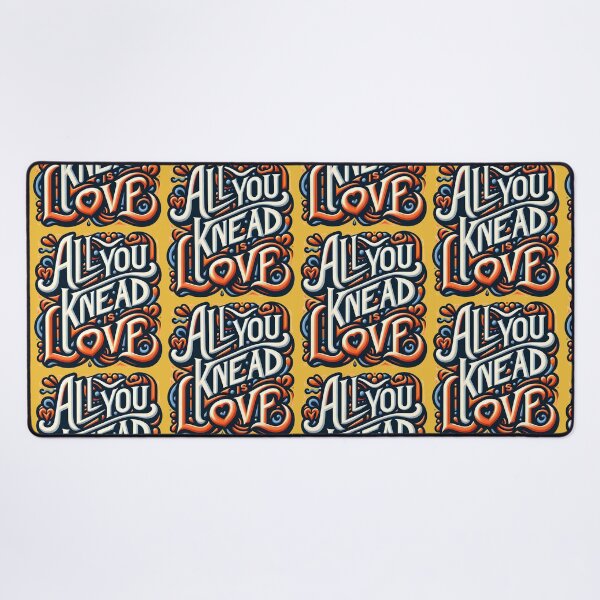 Item preview, All You Knead Is Love, typography, pun designed and sold by maxmaj.