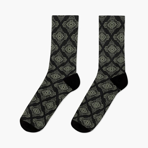Item preview, Ajna Padma Pattern - Coal + Sage designed and sold by Irene Estelle.