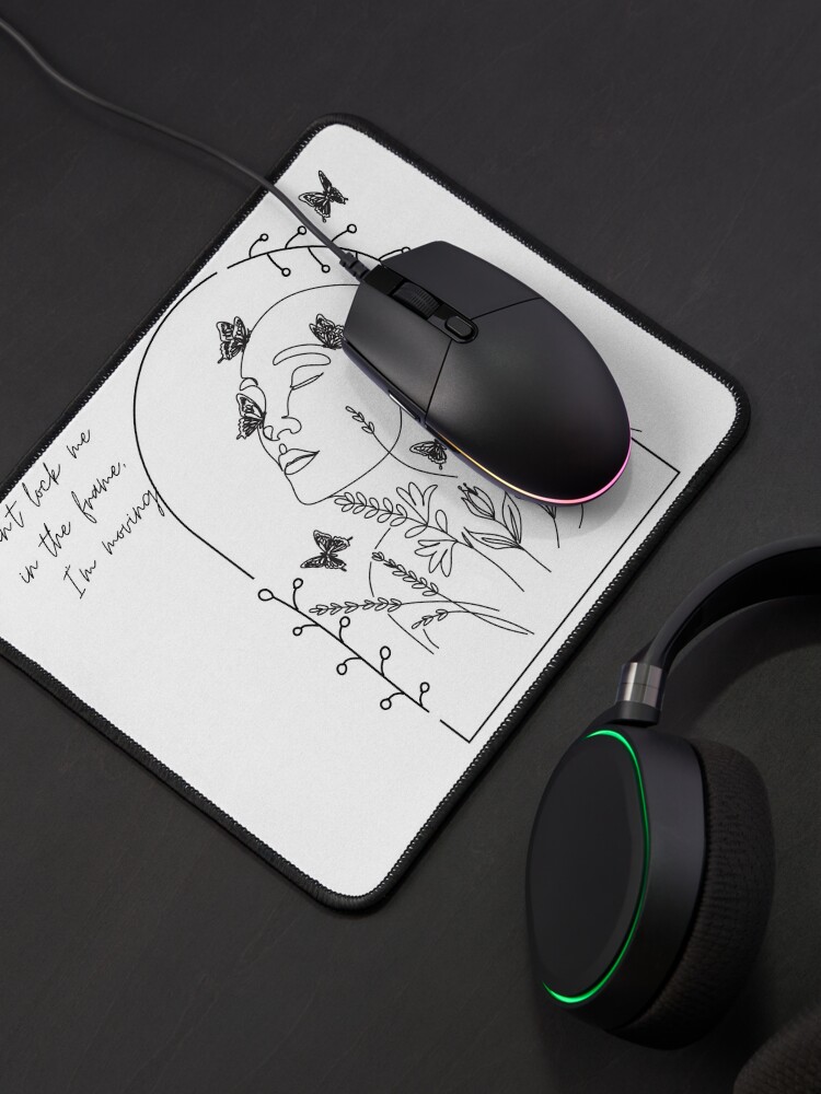 Thumbnail 4 von 5, Mauspad, „Still Life“ von RM von BTS Frame inspiriertes minimalistisches Design designt und verkauft von daebak-shop.