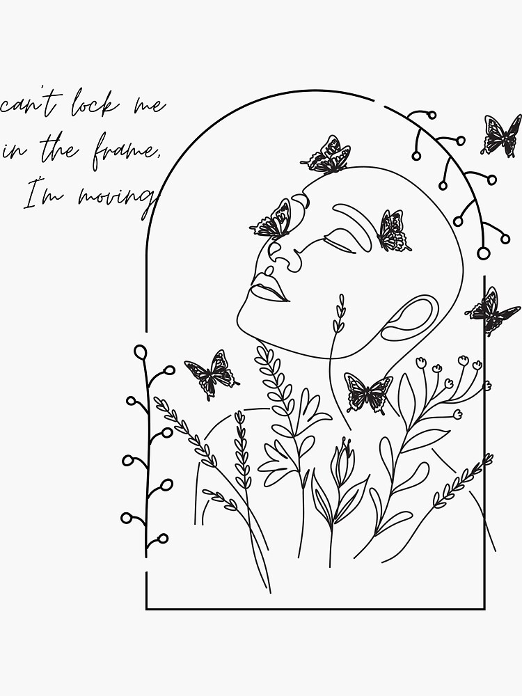 Thumbnail 3 von 3, Sticker, „Still Life“ von RM von BTS Frame inspiriertes minimalistisches Design designt und verkauft von daebak-shop.