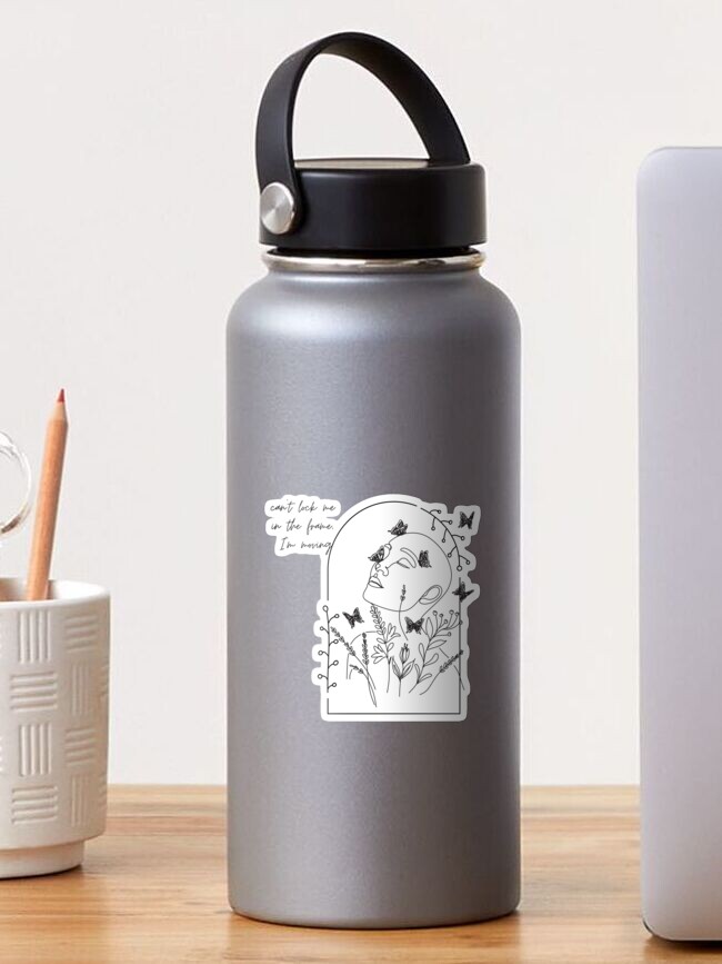 Thumbnail 1 von 3, Sticker, „Still Life“ von RM von BTS Frame inspiriertes minimalistisches Design designt und verkauft von daebak-shop.
