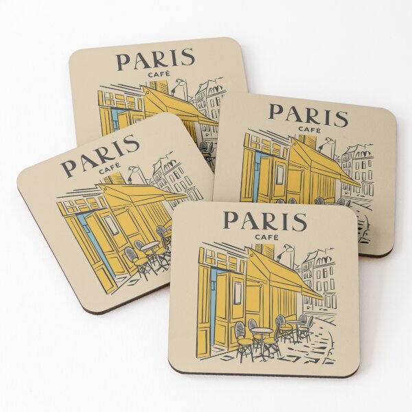 Item preview, La Paris Café … Travel Art By Carraann designed and sold by CARRAANN.