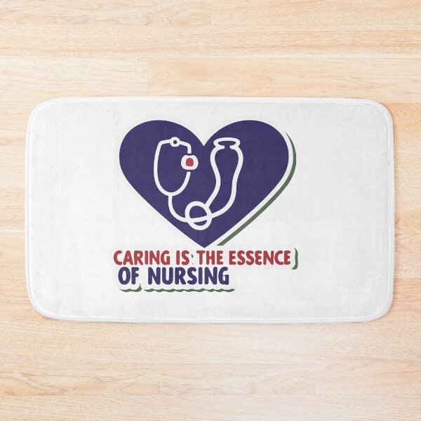 Item preview, Nursing Heart and Stethoscope - 'Caring is the Essence' Design designed and sold by NiftyWrx.