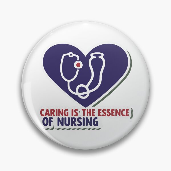 Item preview, Nursing Heart and Stethoscope - 'Caring is the Essence' Design designed and sold by NiftyWrx.
