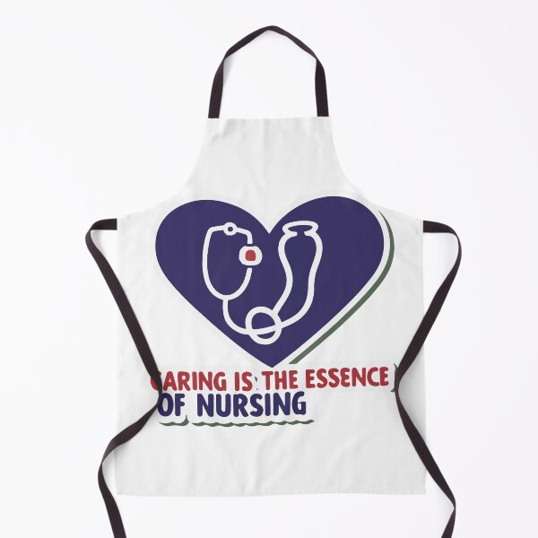 Item preview, Nursing Heart and Stethoscope - 'Caring is the Essence' Design designed and sold by NiftyWrx.