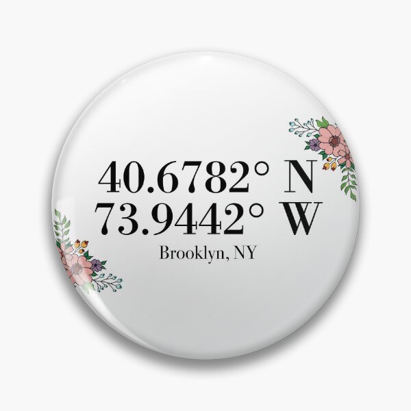 Item preview, Brooklyn, NY Coordinates designed and sold by mynameisliana.