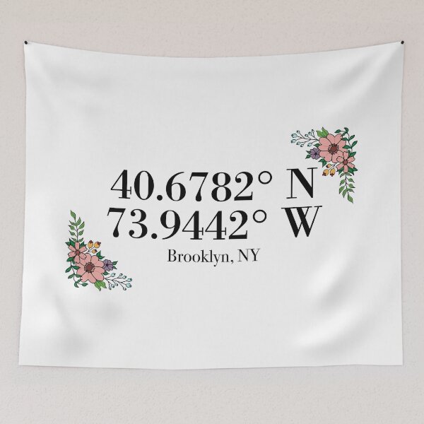 Item preview, Brooklyn, NY Coordinates designed and sold by mynameisliana.