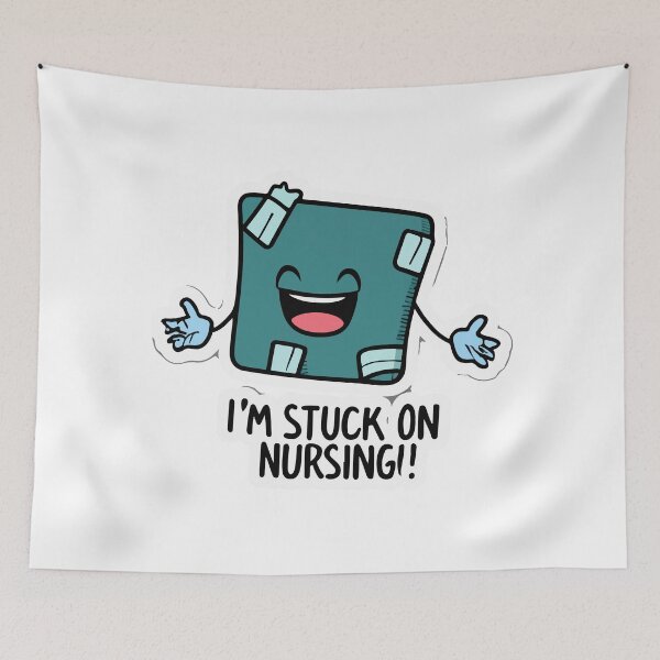 Item preview, Smirking Bandage - I'm Stuck on Nursing designed and sold by NiftyWrx.