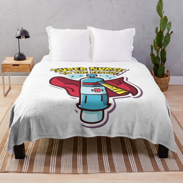 Item preview, Super Nurse to the Rescue - Comic Style Medical Hero designed and sold by NiftyWrx.