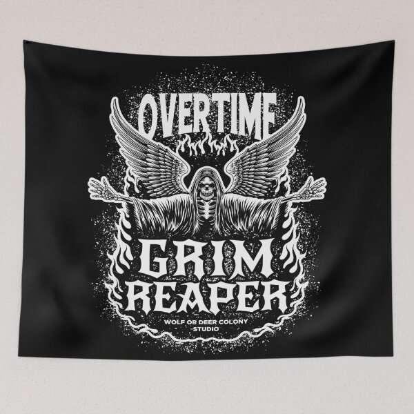 Item preview, On Fire Grim Reaper  designed and sold by WOLForDEER.