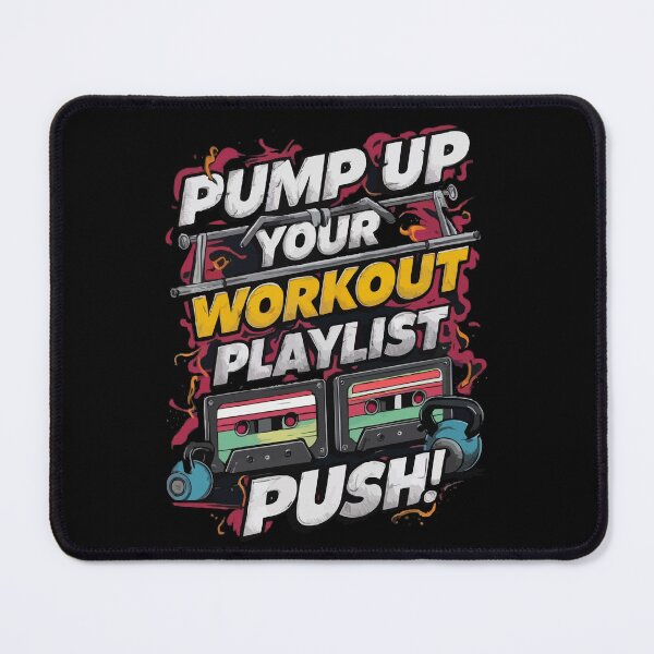 Item preview, Pump up your workout playlist, push! designed and sold by MyCreatures.