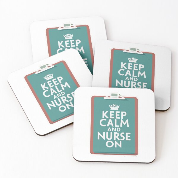 Item preview, Keep Calm and Nurse On Clipboard Design designed and sold by NiftyWrx.