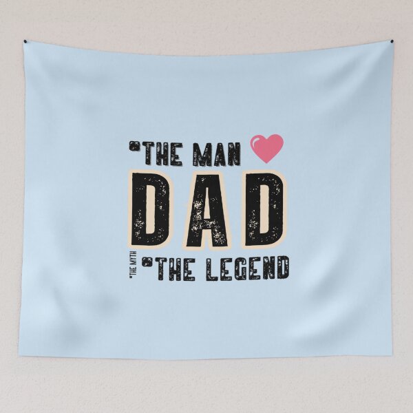 Item preview, Dad the man the myth the legend retro fathers day designed and sold by creativerooney.
