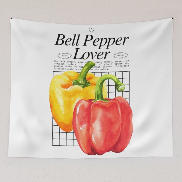 Item preview, Bell Pepper Lover - Capsicums Gardening Plants designed and sold by Millusti.