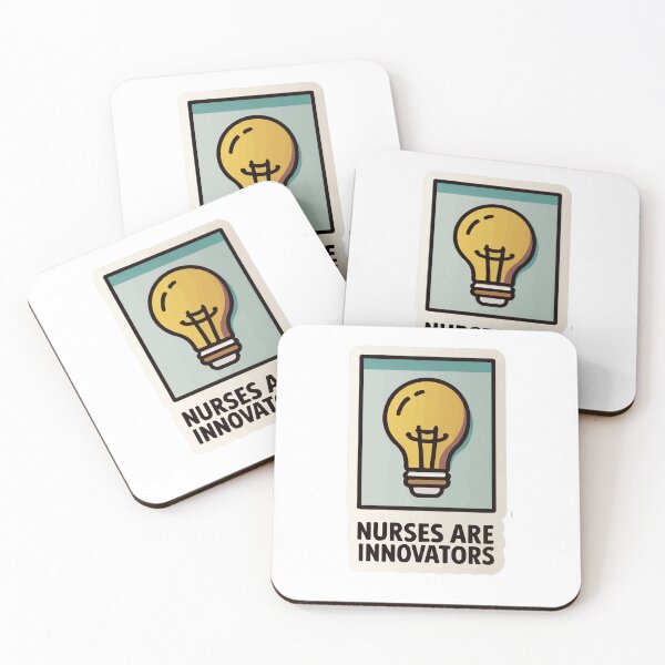 Item preview, Nurses are Innovators - Medical Idea Bulb Design designed and sold by NiftyWrx.