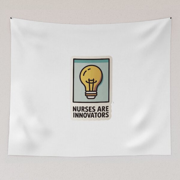 Item preview, Nurses are Innovators - Medical Idea Bulb Design designed and sold by NiftyWrx.