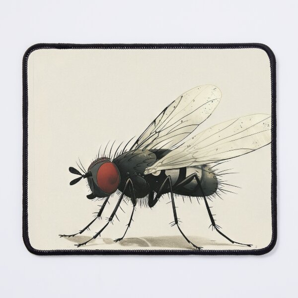 Item preview, Detailed Housefly Illustration Art Print designed and sold by Retrocranio.