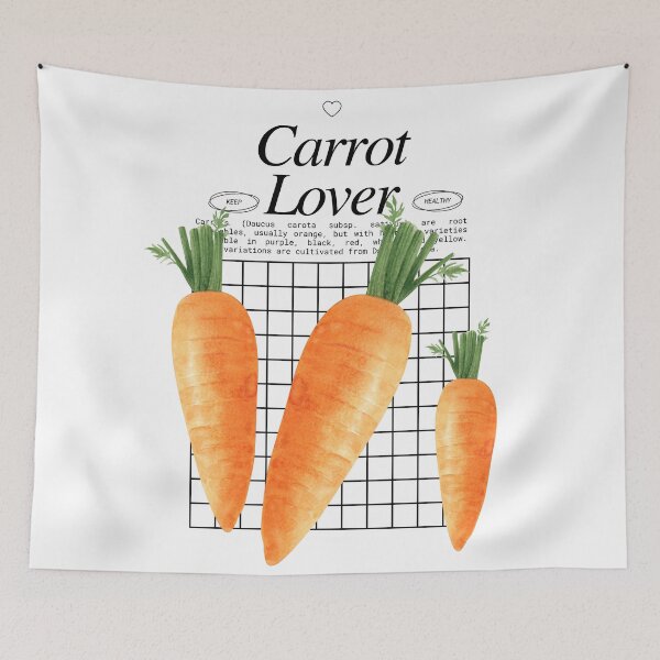 Item preview, Carrot Lover - Root Vegetables designed and sold by Millusti.