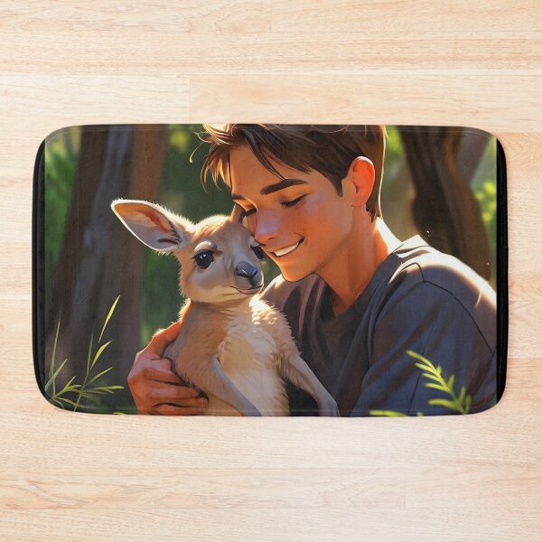 Item preview, Child and baby kangaroo designed and sold by Astralia.