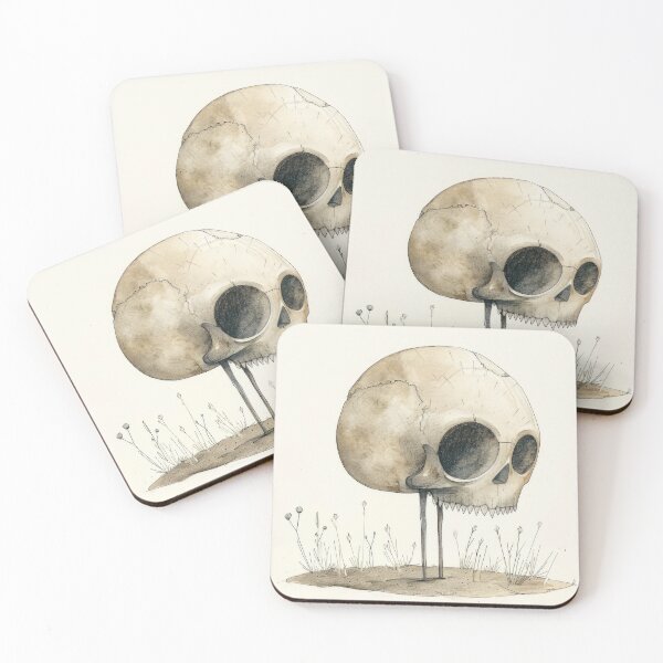 Item preview, Vintage Skull Illustration Art Print designed and sold by Retrocranio.