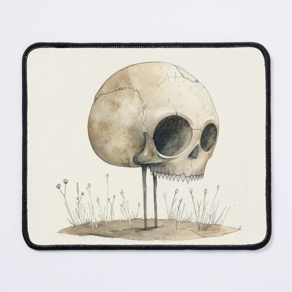 Item preview, Vintage Skull Illustration Art Print designed and sold by Retrocranio.