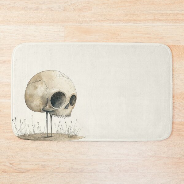 Item preview, Vintage Skull Illustration Art Print designed and sold by Retrocranio.