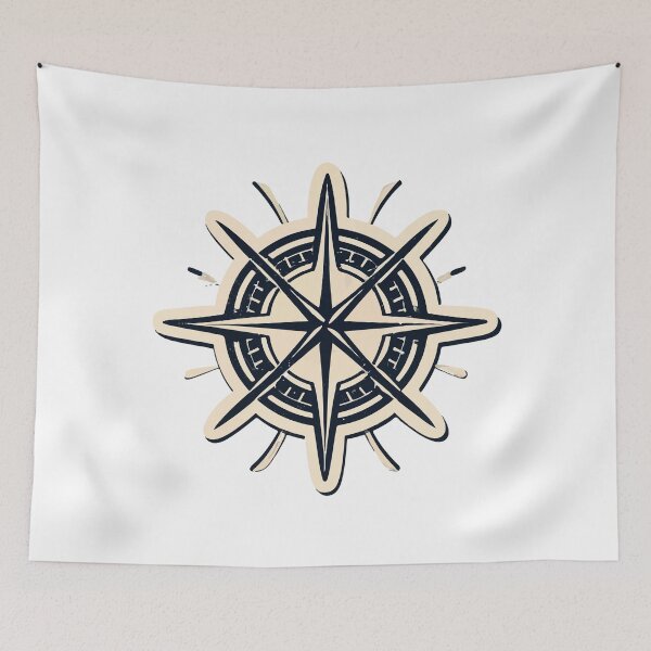 Item preview, Nautical Compass Rose Adventure Design designed and sold by NiftyWrx.