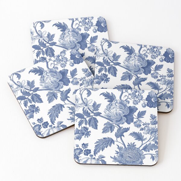 Item preview, Toile de Jouy Vintage Floral Pattern designed and sold by Yoursprint.