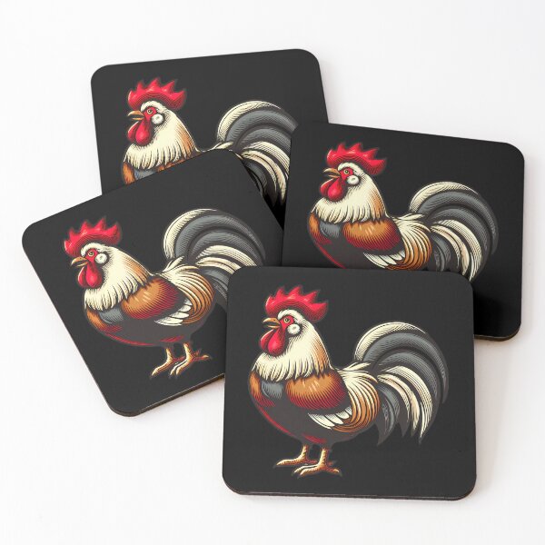 Item preview, Classic Rooster designed and sold by Funny Vintage Stickers And T-Shirts.