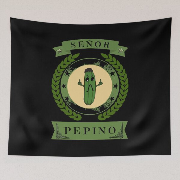 Item preview, Señor Pepino - Mexican Mad Cucumber designed and sold by Basti09.