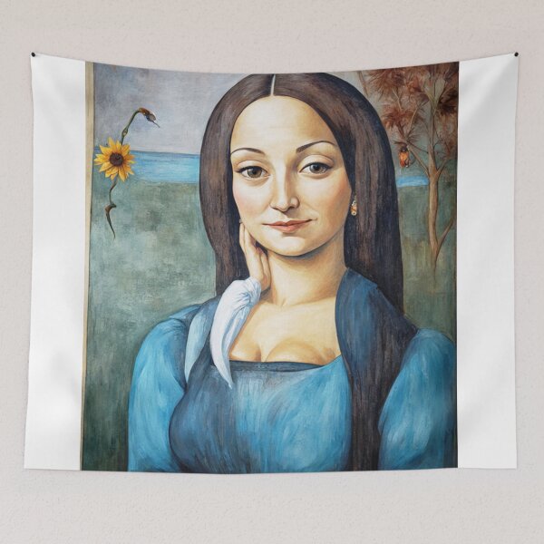 Item preview, Caricatura da monalisa 12 designed and sold by glauco54.